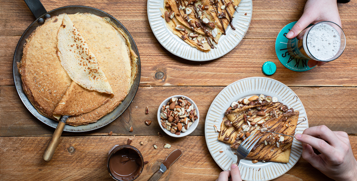 Recette : les crêpes à la bière Ninkasi Blanche