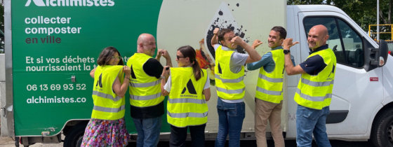 Ninkasi s’engage avec les Alchimistes dans le compostage des biodéchets !