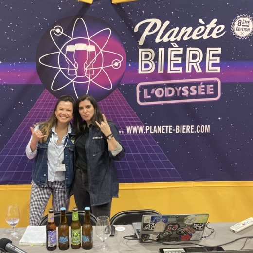 Julia Basso et Agathe Tranduc (Brooklyn Brewery) unies pour la bonne bière ! 