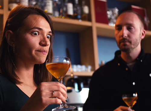 Ça c'est la tête que l'on fait quand on goûte un cocktail incroyable ! 